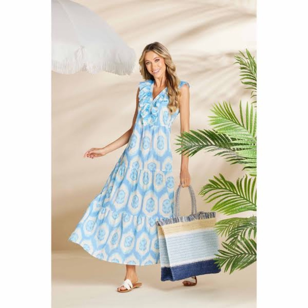 Mud Pie Tanya Maxi Dress Small - NEW!